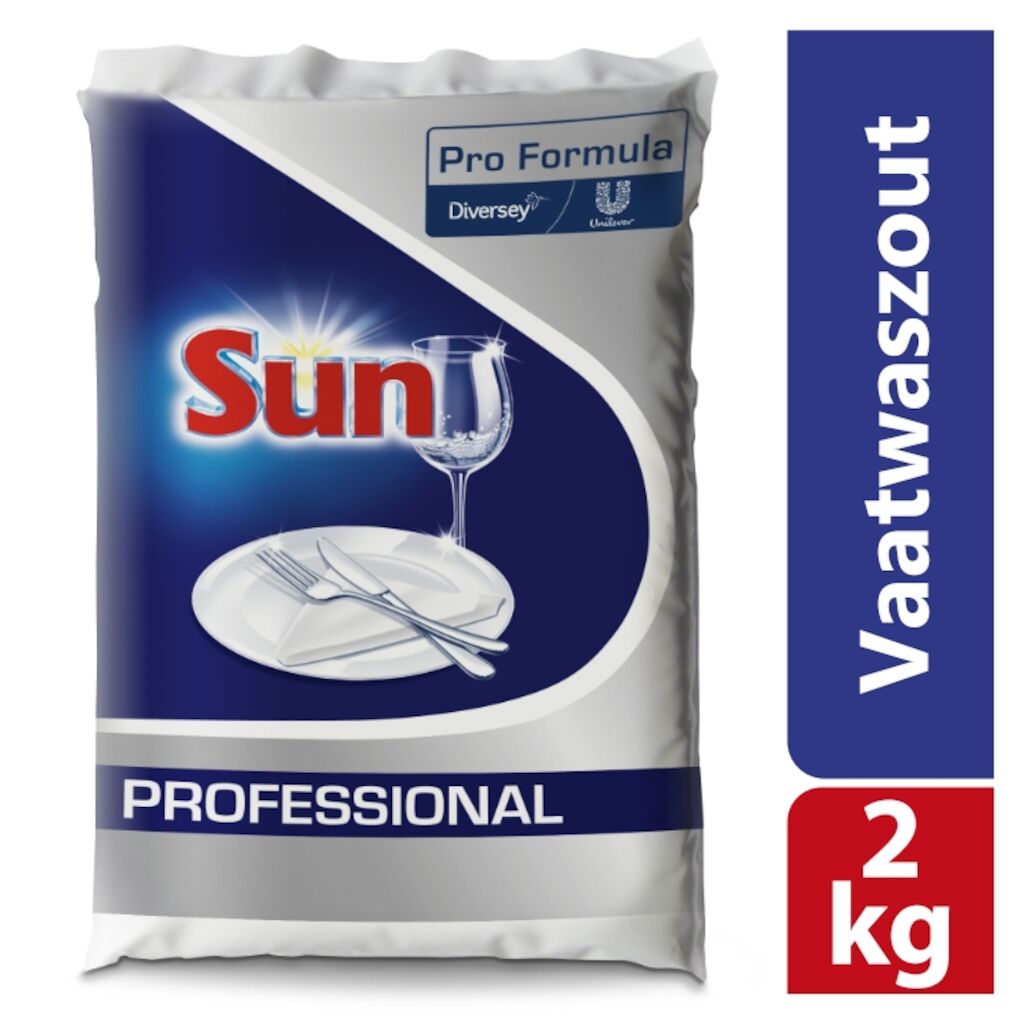 Sun Pro Formula Onthardingszout 6x2kg - Vaatwasmachinezout met grove korrels